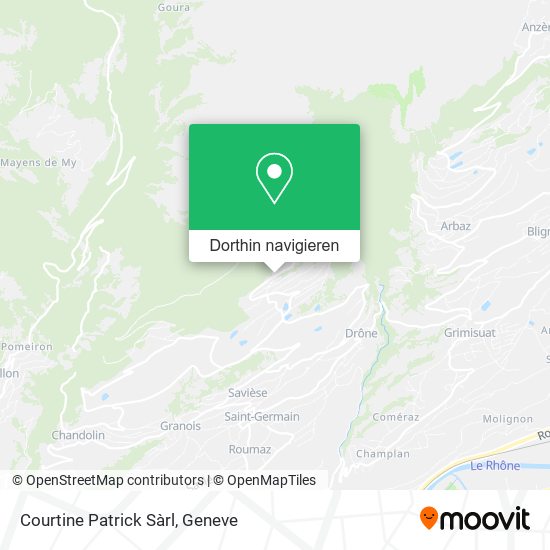 Courtine Patrick Sàrl Karte