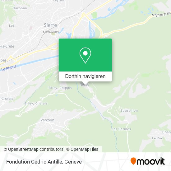 Fondation Cédric Antille Karte