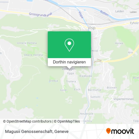 Magusii Genossenschaft Karte