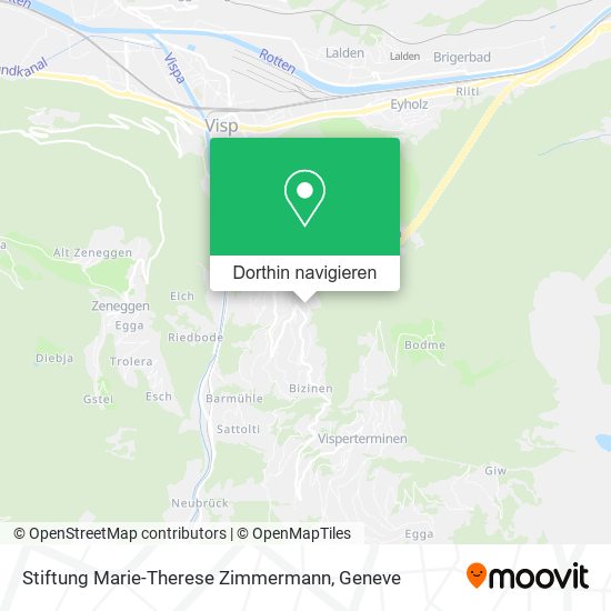 Stiftung Marie-Therese Zimmermann Karte