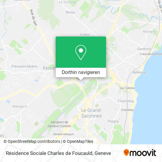 Résidence Sociale Charles de Foucauld Karte