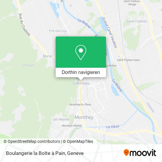 Boulangerie la Boîte à Pain Karte