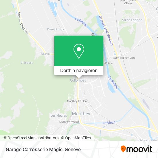 Garage Carrosserie Magic Karte