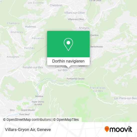Villars-Gryon Air Karte