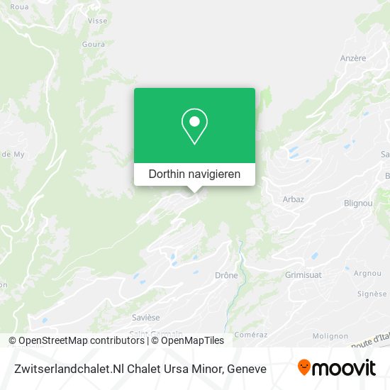 Zwitserlandchalet.Nl Chalet Ursa Minor Karte