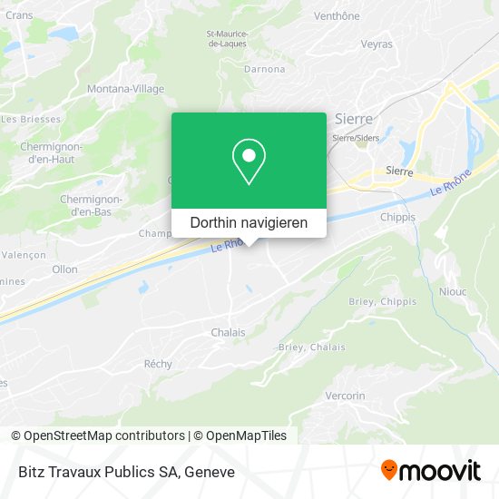 Bitz Travaux Publics SA Karte
