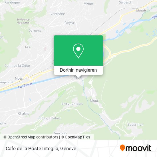 Cafe de la Poste Integlia Karte