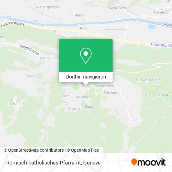 Römisch-katholisches Pfarramt Karte