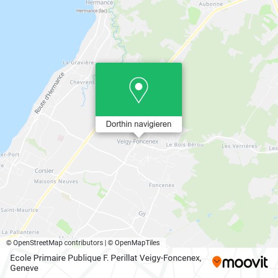 Ecole Primaire Publique F. Perillat Veigy-Foncenex Karte