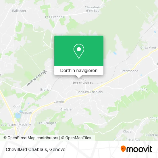 Chevillard Chablais Karte