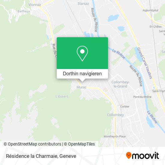 Résidence la Charmaie Karte