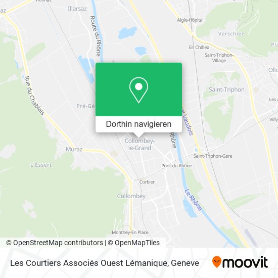 Les Courtiers Associés Ouest Lémanique Karte