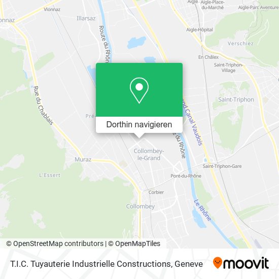 T.I.C. Tuyauterie Industrielle Constructions Karte