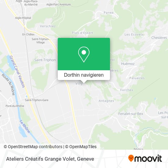 Ateliers Créatifs Grange Volet Karte