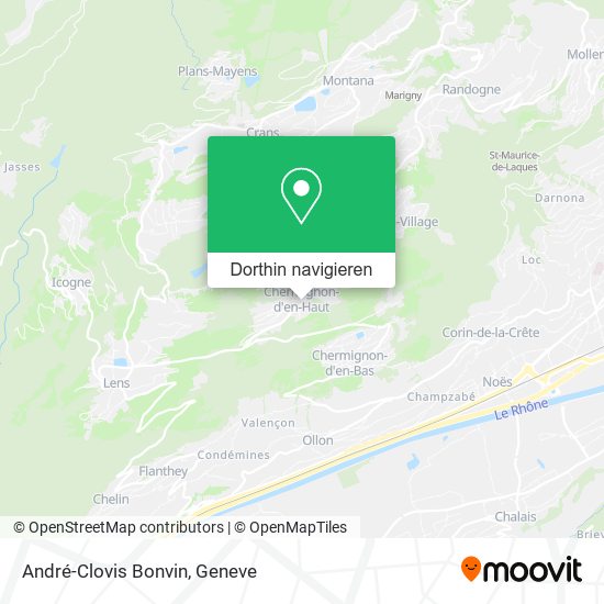 André-Clovis Bonvin Karte