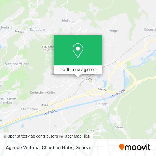 Agence Victoria, Christian Nobs Karte