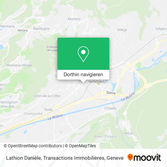 Lathion Danièle, Transactions Immobilières Karte