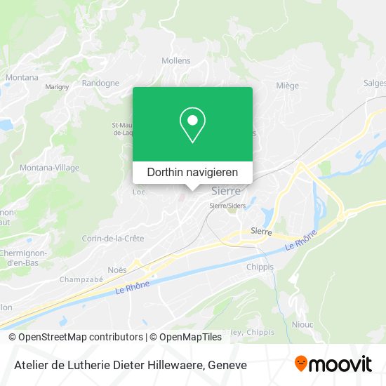 Atelier de Lutherie Dieter Hillewaere Karte