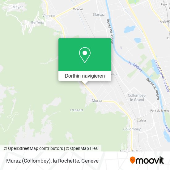 Muraz (Collombey), la Rochette Karte