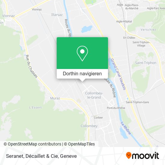 Seranet, Décaillet & Cie Karte