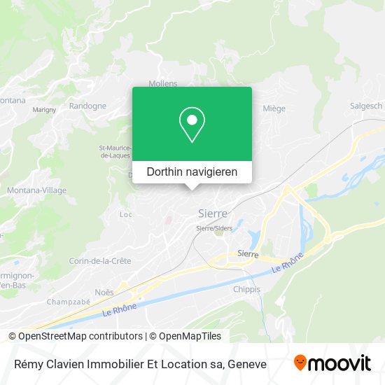 Rémy Clavien Immobilier Et Location sa Karte