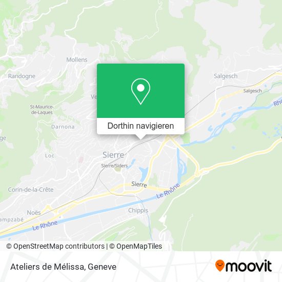 Ateliers de Mélissa Karte