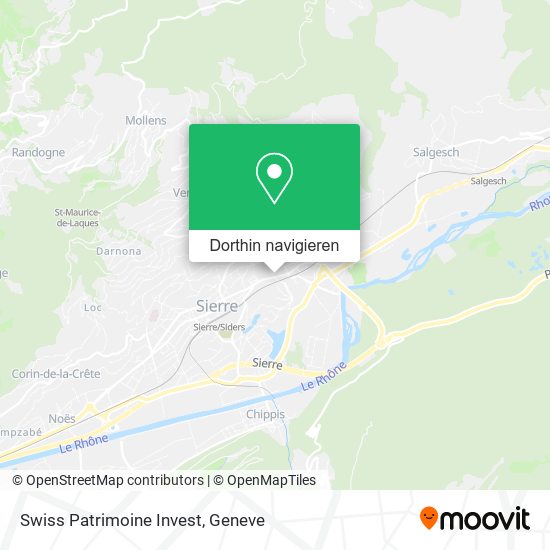 Swiss Patrimoine Invest Karte