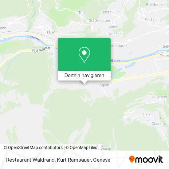 Restaurant Waldrand, Kurt Ramsauer Karte