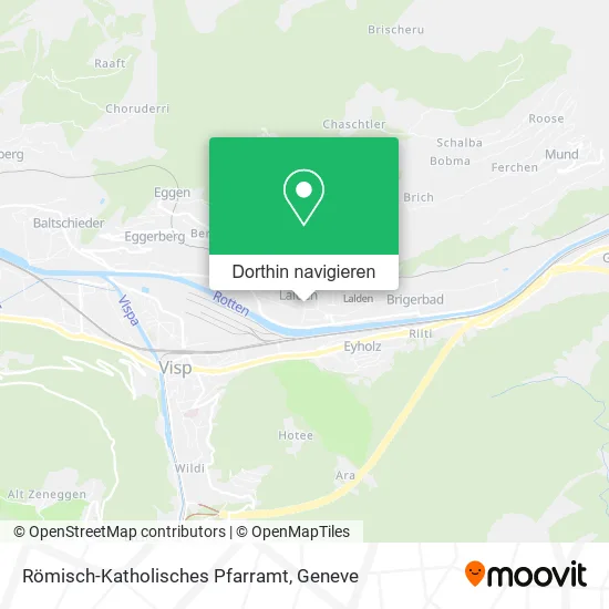 Römisch-Katholisches Pfarramt Karte