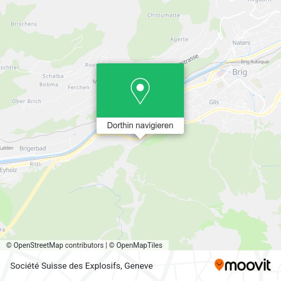 Société Suisse des Explosifs Karte