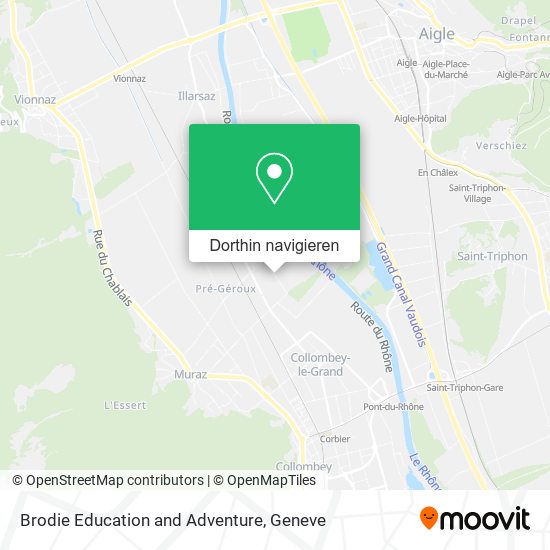 Brodie Education and Adventure Karte