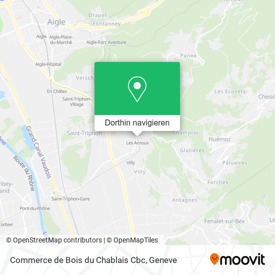 Commerce de Bois du Chablais Cbc Karte