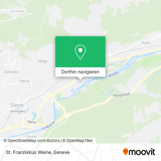 St. Franziskus Weine Karte