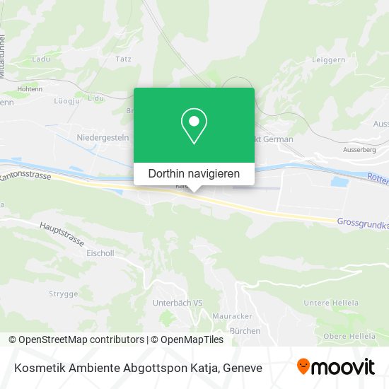 Kosmetik Ambiente Abgottspon Katja Karte