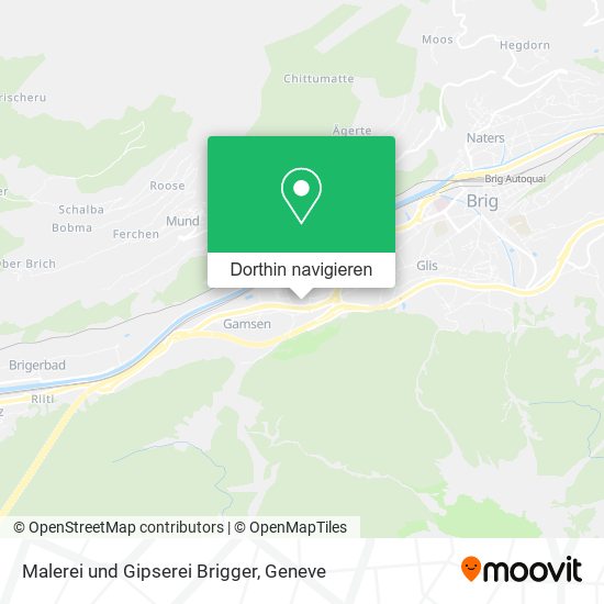 Malerei und Gipserei Brigger Karte