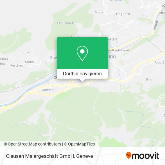 Clausen Malergeschäft GmbH Karte