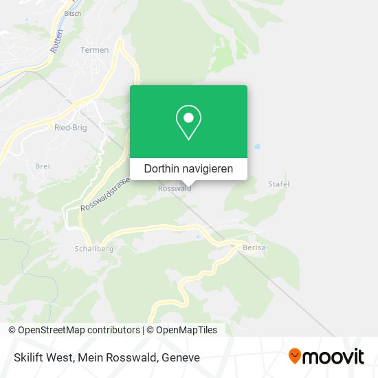 Skilift West, Mein Rosswald Karte