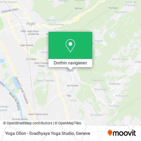 Yoga Ollon - Svadhyaya Yoga Studio Karte