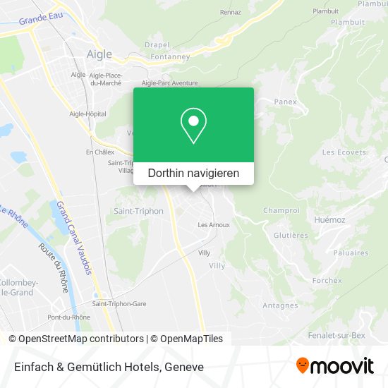 Einfach & Gemütlich Hotels Karte