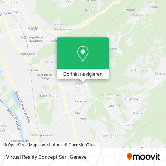 Virtual Reality Concept Sàrl Karte