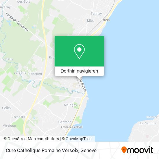 Cure Catholique Romaine Versoix Karte