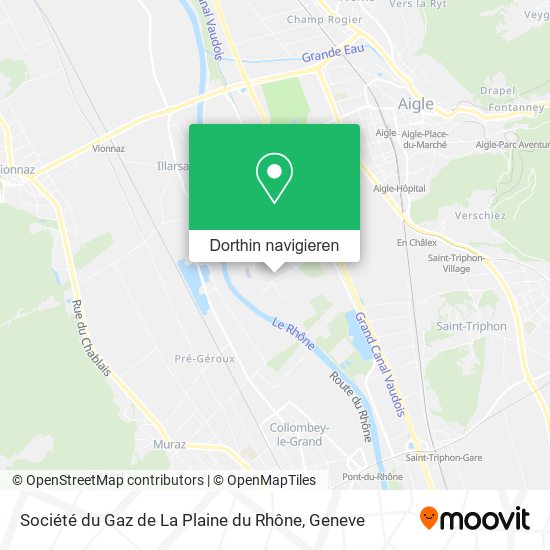 Société du Gaz de La Plaine du Rhône Karte
