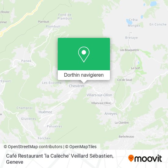 Café Restaurant 'la Calèche' Veillard Sébastien Karte