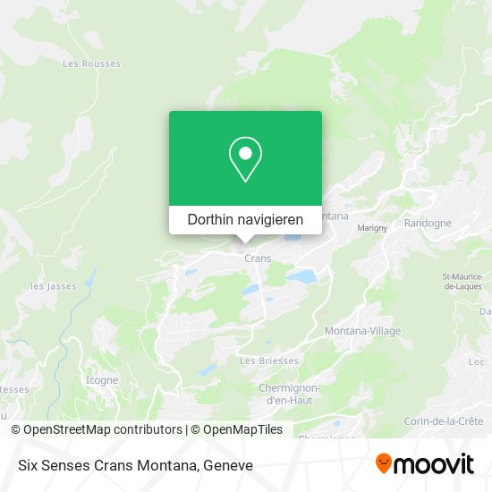 Six Senses Crans Montana Karte