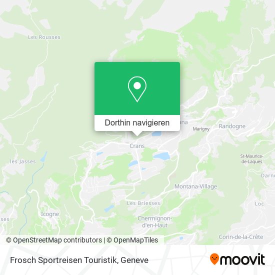 Frosch Sportreisen Touristik Karte