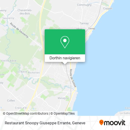 Restaurant Snoopy Giuseppe Errante Karte