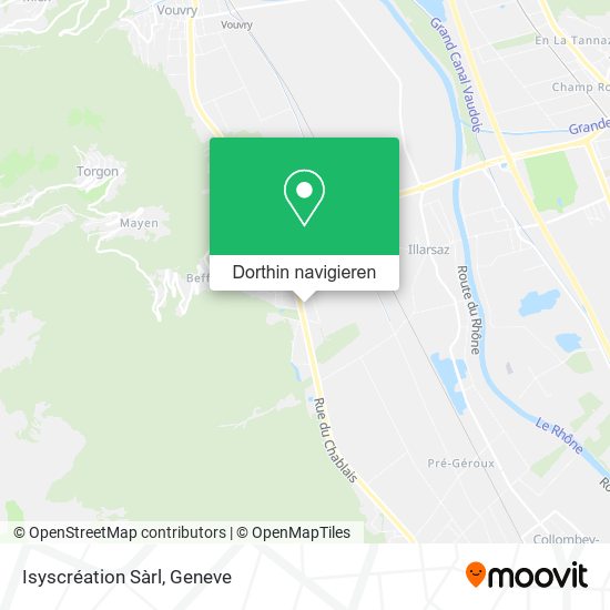 Isyscréation Sàrl Karte