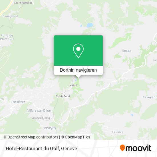 Hotel-Restaurant du Golf Karte