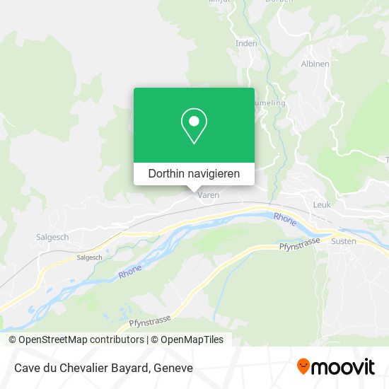 Cave du Chevalier Bayard Karte