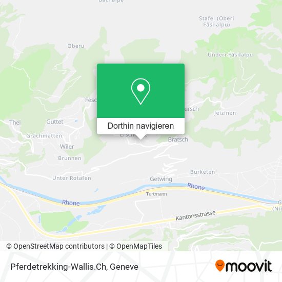 Pferdetrekking-Wallis.Ch Karte